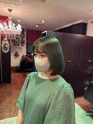 ミディアム カラー 【美髪矯正 /髪質改善】RINのヘアスタイル