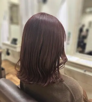 ミディアム 久田 知奈梨のヘアスタイル