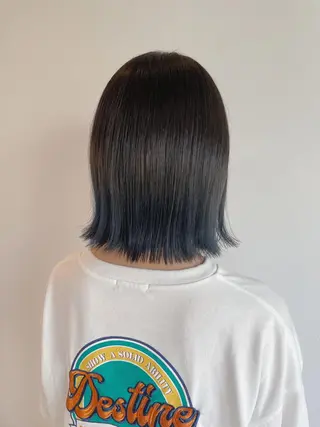 ミディアム カラー 菅 翔太のヘアスタイル