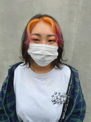 ミディアム カラー 口コミ150件超え 💬☘️笹岡航太のヘアスタイル