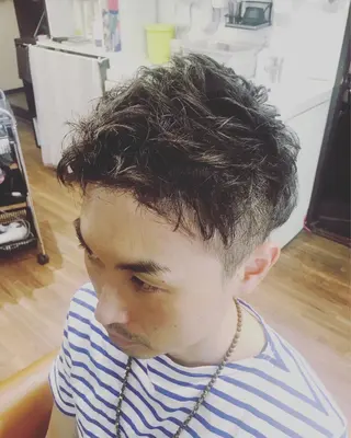 パーマ メンズ hairsalon Linkのヘアスタイル