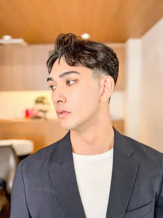 ショート パーマ メンズ 【メンズ縮毛矯正】 FILMS  軍司のヘアスタイル