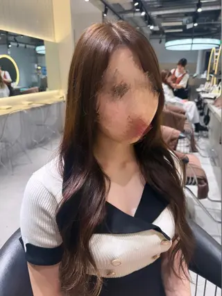 ロング カラー 透明感カラー/ Yuna♡のヘアスタイル