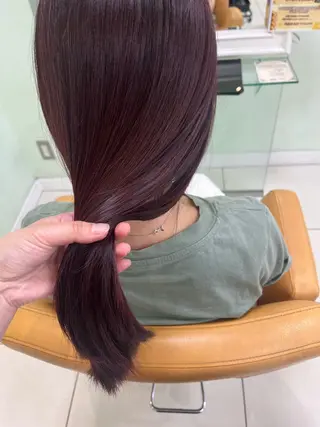 ミディアム カラー カットカラーモデル BASSA上石神井店のヘアスタイル