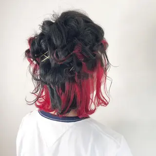 ショート カラー カラーモデル募集中 美容室ハピスのヘアスタイル