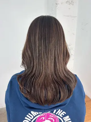 ロング 縮毛矯正 宮本晃成のヘアスタイル