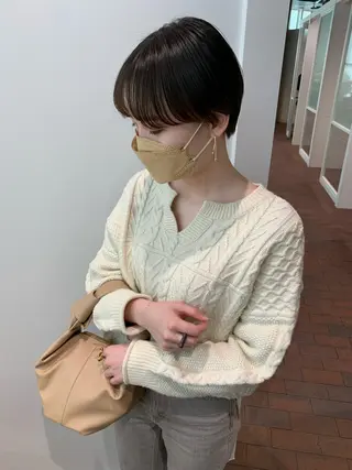 ショート 片岡 由依のヘアスタイル