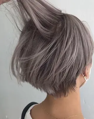 ショート カラー 髪質改善/透明感カラ ー/Ayana 🍒のヘアスタイル