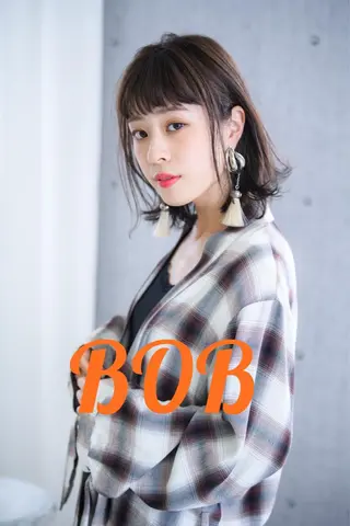 ミディアム カラー パーマ ヘアアレンジ 【白髪ぼかし 専門GBG】自由が丘のヘアスタイル