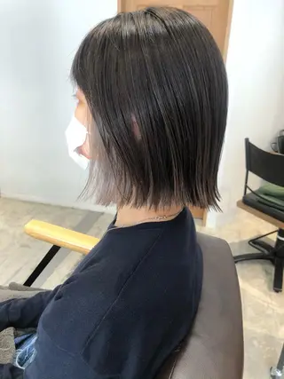 ミディアム カラー 東 みのりのヘアスタイル