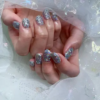 ネイル パーツ全部¥110 サロンミミのネイルデザイン