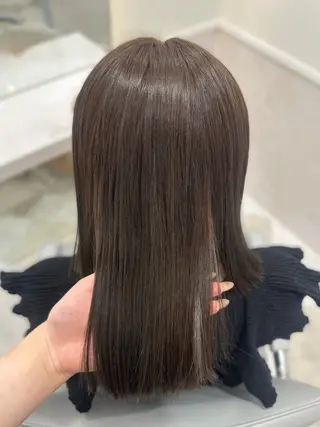 ミディアム カラー 🎀ちゃんりお🎀 /ブリーチなしカラーのヘアスタイル