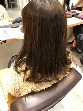 ミディアム 🟩くすみカラー/ボ ブ/ショート/大司のヘアスタイル