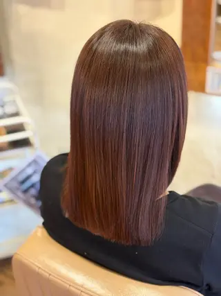 ミディアム 柘植 雅大のヘアスタイル