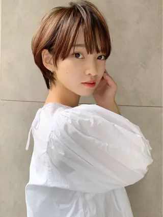 ショート 大人ショート特化/ カットモデル/表参道のヘアスタイル