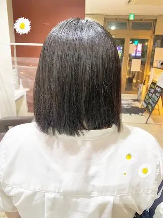 ミディアム 福田 秀好のヘアスタイル