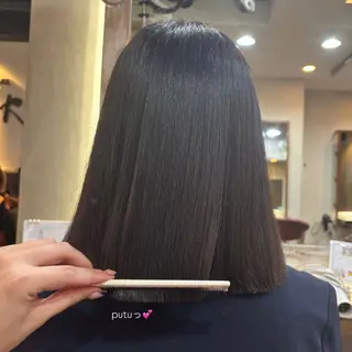 ミディアム レイヤー/ハッシュカ ット/顔周り/フウカのヘアスタイル