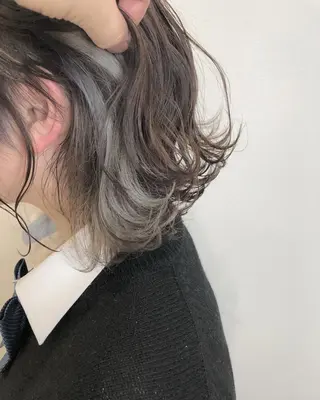 セミロング BRIDGE あきらのヘアスタイル