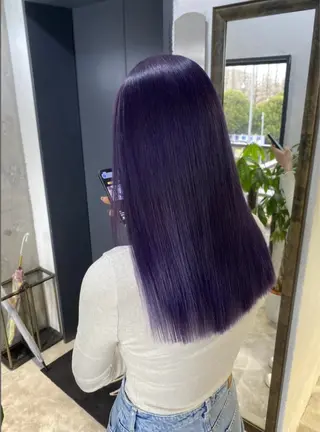 ロング カラー 髪質改善/ハイトーン MOLAのヘアスタイル