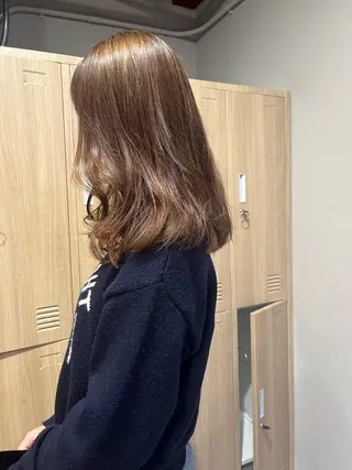 カラー レイヤーカット🍏 オリーブ/ののかのヘアスタイル