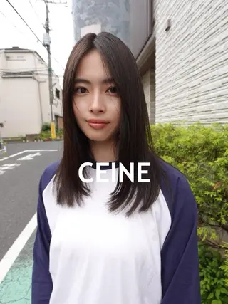 ショート カラー パーマ CEINE OURのヘアスタイル