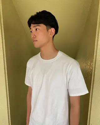 メンズ シャドウパーマ 田形清流のヘアスタイル