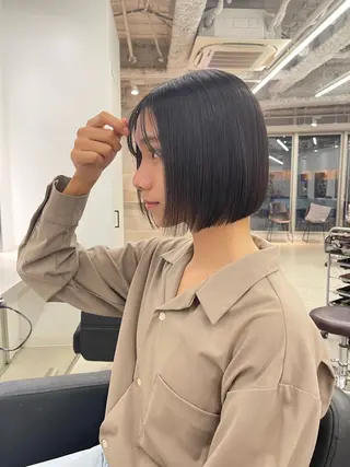 ショート 店長 MANAMI /ブリーチ/骨格ボブのヘアスタイル