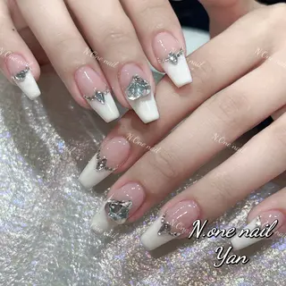 ネイル 長いだし/スカルプ/ パラシェルN.oneのネイルデザイン