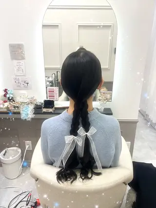 ヘアアレンジ lien eriiのヘアスタイル