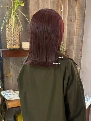 ミディアム カラー 暖色カラー/レイヤー 🌙 オノユリカのヘアスタイル