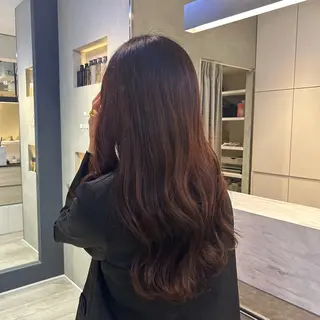 カラー ワンカラー/レイヤー 🩷モエのヘアスタイル