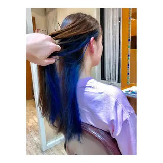 ロング カラー 100%髪質改善特化 TRUNSのヘアスタイル