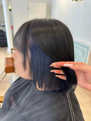 カラー 山口 珠莉のヘアスタイル