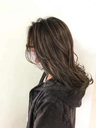ミディアム カラー ベイリコルド　アトリ 店長　宮城一真のヘアスタイル