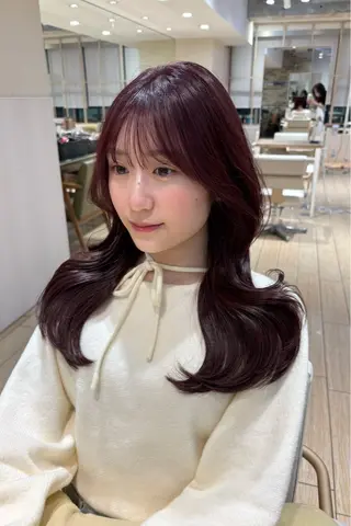 ロング カットモデル募集‎ / 角本 藍のヘアスタイル