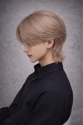カラー メンズ 高島 悠吾のヘアスタイル