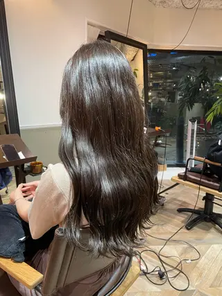 ロング カラー 艶感/レイヤーカット 🌐Taketoのヘアスタイル