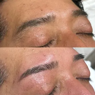 アイブロウ AMI ウルフパーマ/メンズのヘアスタイル