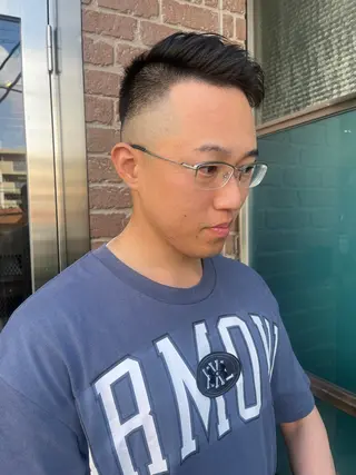 ショート カラー メンズ 久木原 ゆりのヘアスタイル