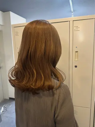 カラー Sherry/R 三川町　木村祐里奈のヘアスタイル