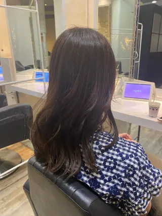 ミディアム Ashanti 磯崎のヘアスタイル