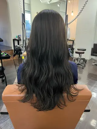 ロング カラー パーマ 名古屋駅/トップス タイリスト/大黒拓哉のヘアスタイル