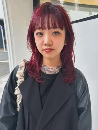 セミロング 米澤 俊輔のヘアスタイル
