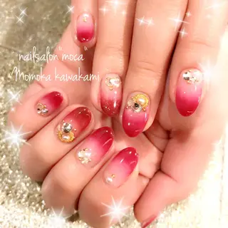 ショート ミディアム セミロング ロング カラー パーマ ヘアアレンジ キッズ ネイル マツエク・マツパ 川上 桃果のネイルデザイン
