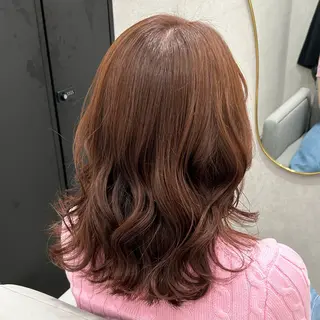 ミディアム カラー sita stylist　あみのヘアスタイル