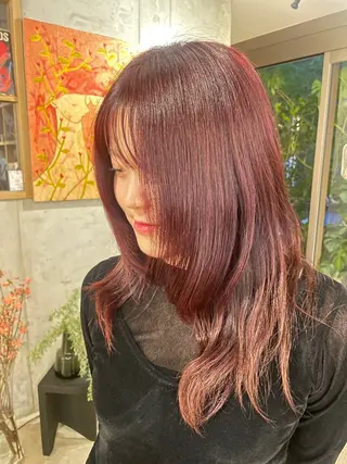 カラー 兼西 菜摘のヘアスタイル