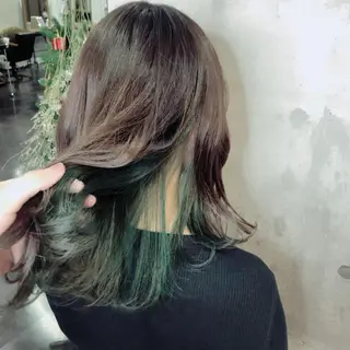 ミディアム カラー 髪質改善💓艶髪💓 暖色💗加藤あゆみのヘアスタイル