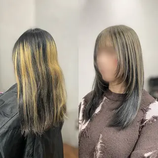 セミロング _White所属・ＳＨＩ ＺＵのヘアスタイル