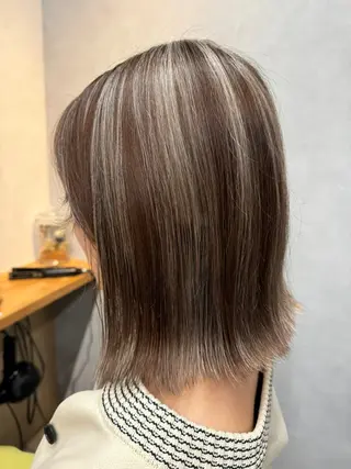 カラー 縮毛矯正/髪質改善 インナーカラーせいぎのヘアスタイル