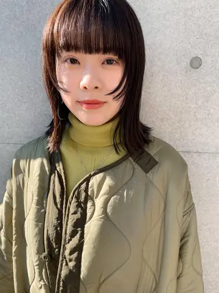 ミディアム カラー センスをお届けします 大谷将生infpのヘアスタイル